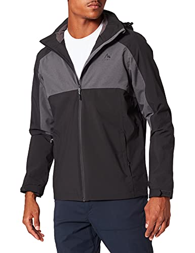 McKINLEY Herren Lassa Jacke, Melange/Blacknight, 4XL von McKINLEY