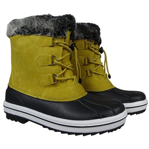 McKINLEY Herren Lomas II Stiefel, Black/Yellow, 34 EU von McKINLEY