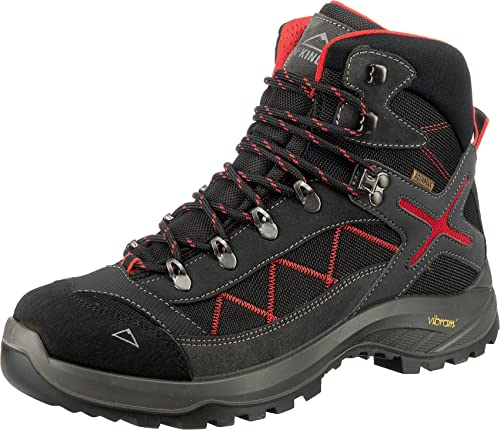 McKINLEY Herren Magma Mid 2.0 AQX Trekking-& Wanderstiefel, Grau (Grey/Red 900), 40 EU von Mc Kinley