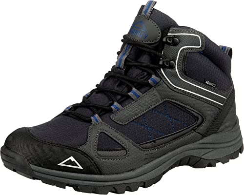 McKinley Herren Maine MID Aqb Walking-Schuh, Black/Anthracite/B, 44 EU von McKinley