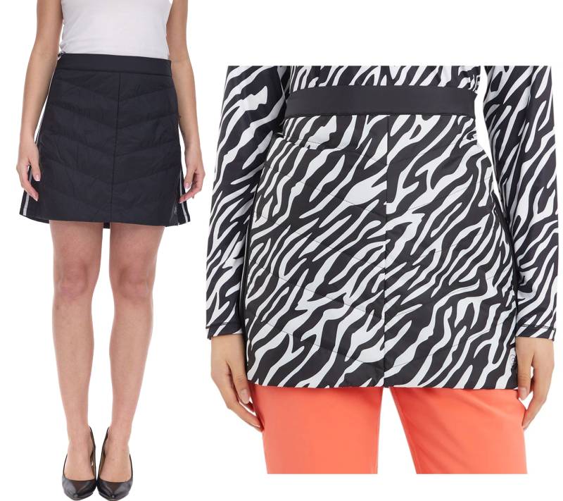 McKINLEY Isabel W Damen Rock schützender Ski-Rock mit AQUABASE Beschichtung 420206 Schwarz oder Schwarz/Weiß von McKINLEY