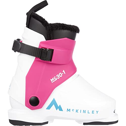 McKINLEY Jungen Unisex Kinder Mg30 Skischuhe, White/Pink, 19 EU von Mc Kinley