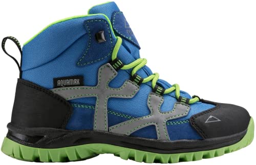 McKINLEY Jungen Unisex Kinder Santiago AQX Wanderstiefel, Greenlime/Bluedark/B, 28 EU von McKINLEY