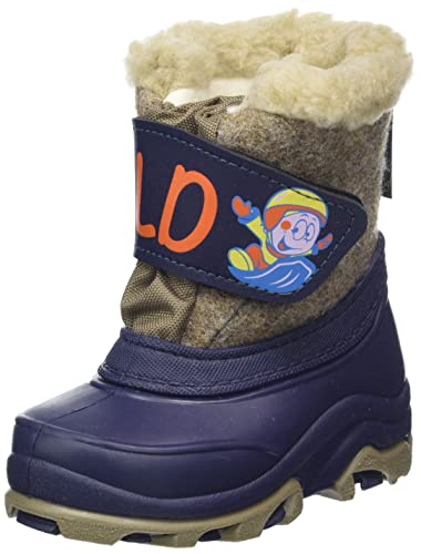 McKINLEY Unisex Kinder Teddy Iii Schneestiefel, Dunkelblau, Braun, 24/25 EU von McKINLEY