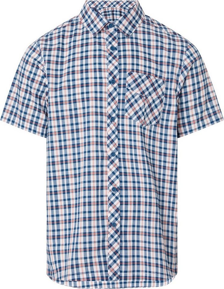 McKINLEY Kurzarmhemd Armon M - Herren Hemd - blau/weiß/rot von McKINLEY