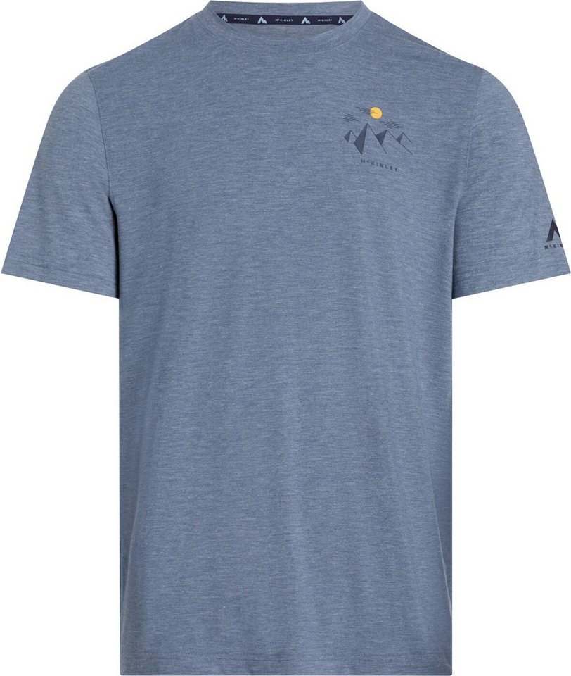 McKINLEY Kurzarmshirt He.-T-Shirt Ronald II M MELANGE/BLUE DARK von McKINLEY