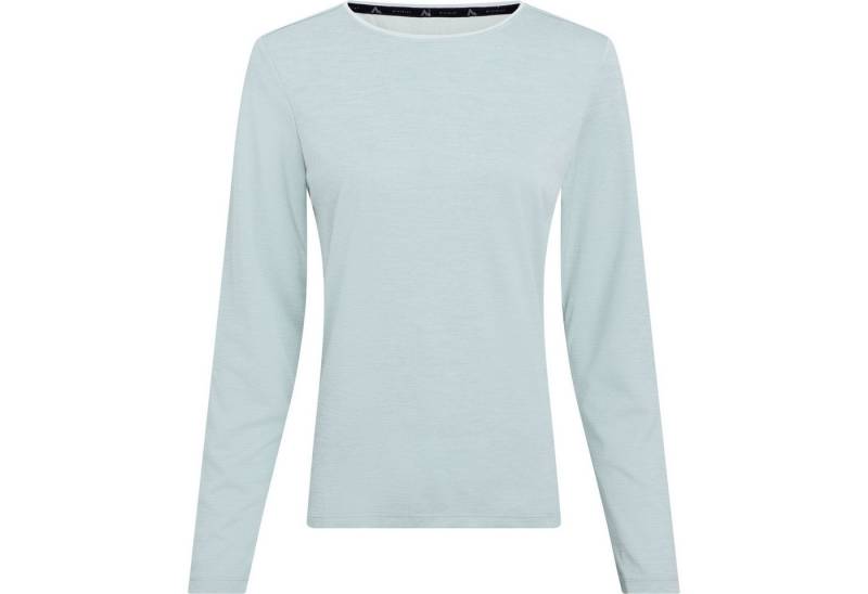 McKINLEY Langarmshirt Da.-Langarmshirt Hunu LS W 907 MELANGE/GREEN SM von McKINLEY