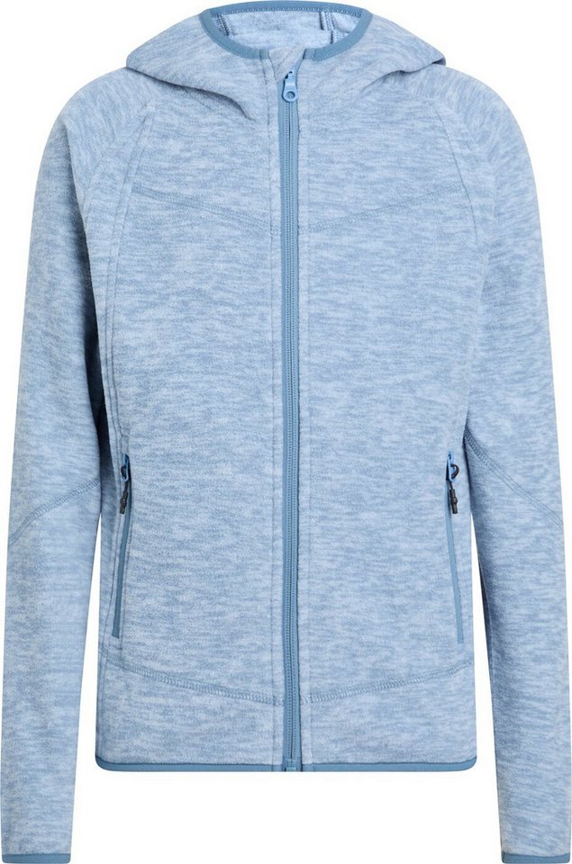 McKINLEY Laufjacke Mä.-Fleece-Jacke Choco FZ HD FL G MELANGE/BLUE LIGHT von McKINLEY