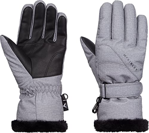 McKINLEY Mädchen Emyra Handschuh für besondere Anlässe, Melange/Grey, 6 von McKINLEY