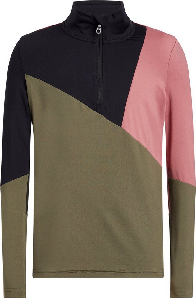 McKINLEY Rollkragenpullover Ikay II J Kinder-Funktions- Skirolli grün/schwarz/rosa von McKINLEY