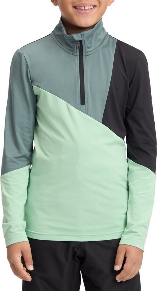 McKINLEY Rollkragenpullover Ju.-Funktions-Shirt Ikay II J GREEN LIGHT/GREEN DA von McKINLEY