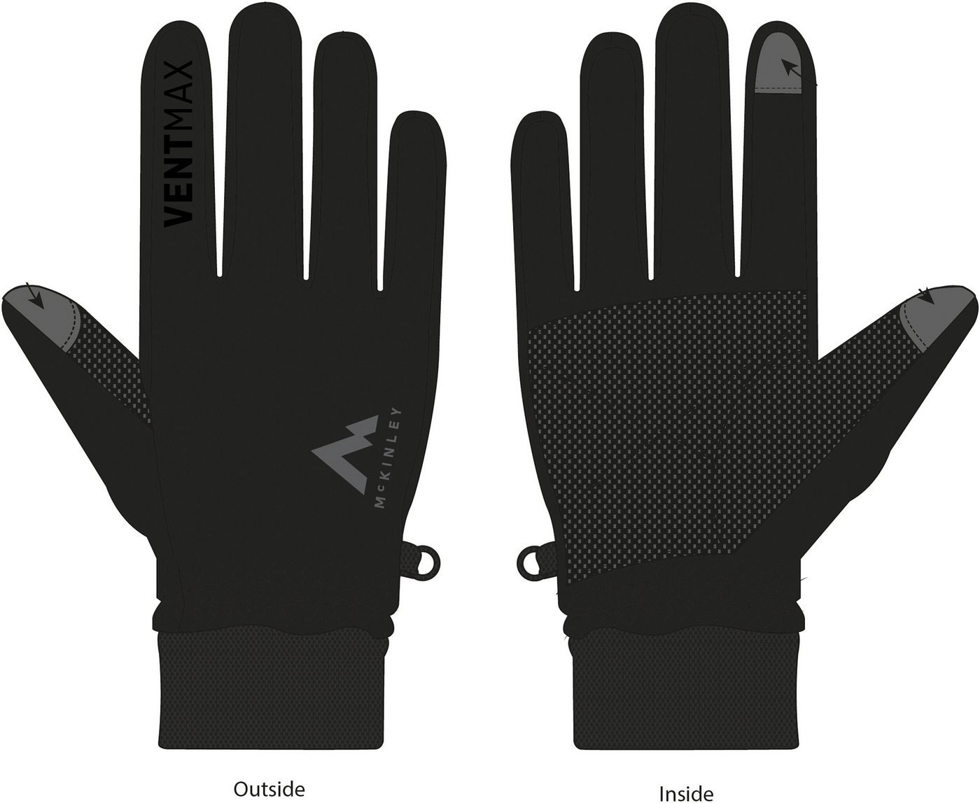 McKINLEY Skihandschuhe Ux.-Handschuh NARVIK ux BRAUN MIT MOTIV von McKINLEY