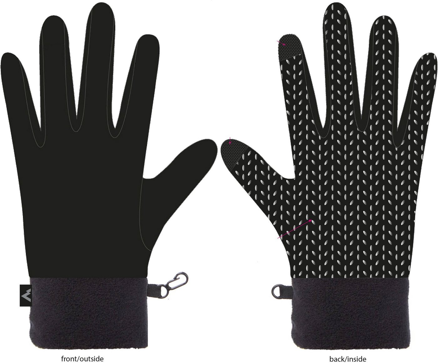 McKINLEY Skihandschuhe Ux.-Handschuh RAMBERG ux BRAUN MIT MOTIV von McKINLEY