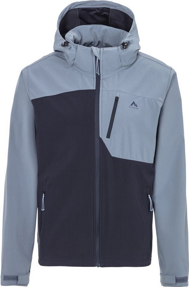 McKINLEY Softshelljacke He.-Jacke Mount Bona M WHITE/BLACK/BLACK von McKINLEY