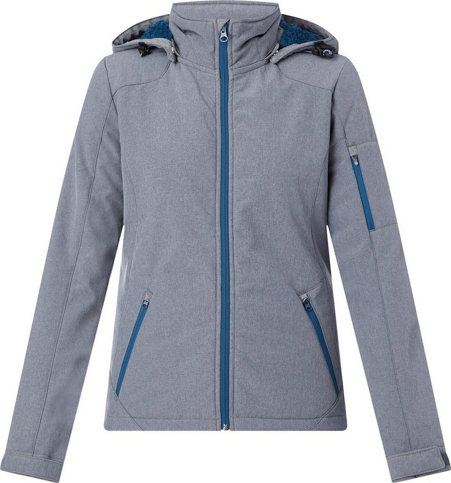 McKINLEY Softshelljacke Tura II Damen-Jacke anthrazit/blau von McKINLEY