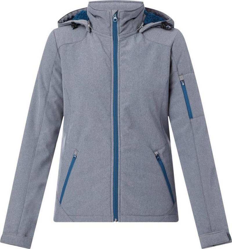 McKINLEY Softshelljacke Tura II Damen-Jacke anthrazit/blau von McKINLEY