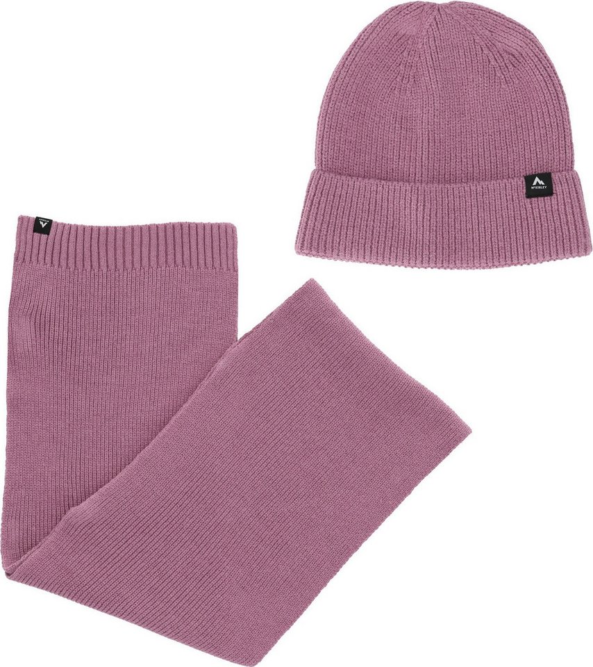 McKINLEY Strickmütze Ux.-Mütze Maic II + Scarf U RED WINE von McKINLEY