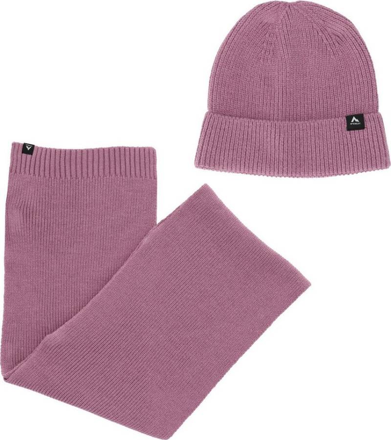 McKINLEY Strickmütze Ux.-Mütze Maic II + Scarf U RED WINE von McKINLEY