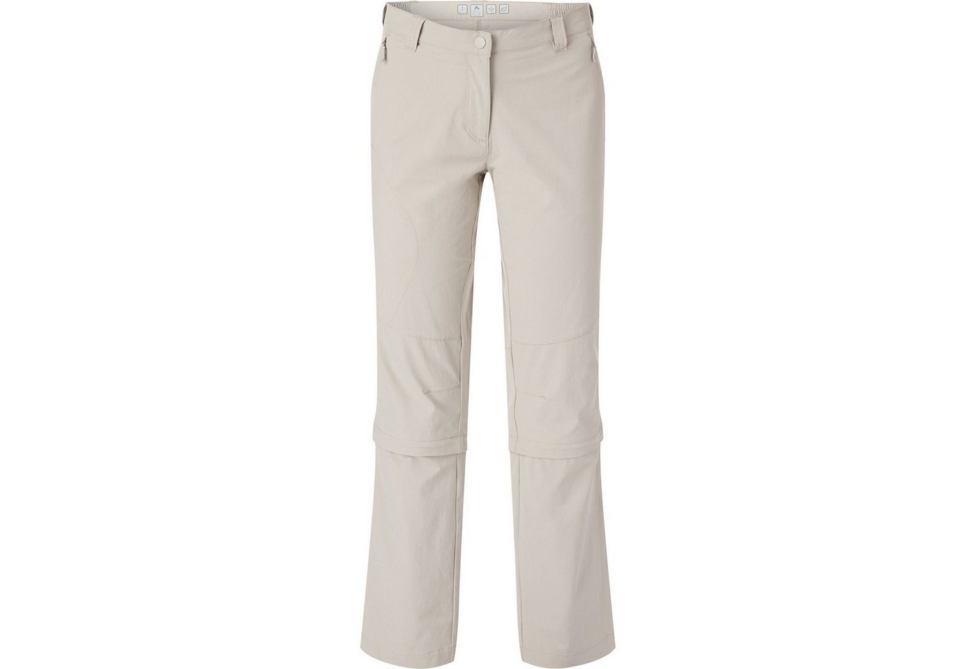 McKINLEY Trainingshose Da.-Abzipphose Mandorak II W sht GREY von McKINLEY