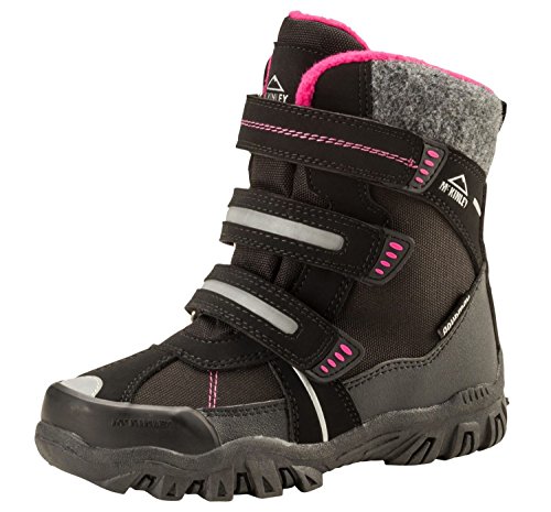 McKINLEY Unisex-Kinder Drake II AQX Jr Trekking-& Wanderstiefel, Schwarz Pink von McKINLEY