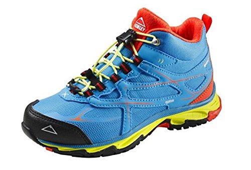 McKINLEY Unisex-Kinder Evosome MID Aquamax Trekking-& Wanderstiefel, Blau (Blue/Red/Green 904), 33 EU von McKINLEY