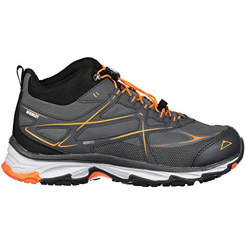 McKINLEY Unisex-Kinder Evosome MID Aquamax Trekking-& Wanderstiefel, Grau (Anthracite/Orange 909) von Mc Kinley