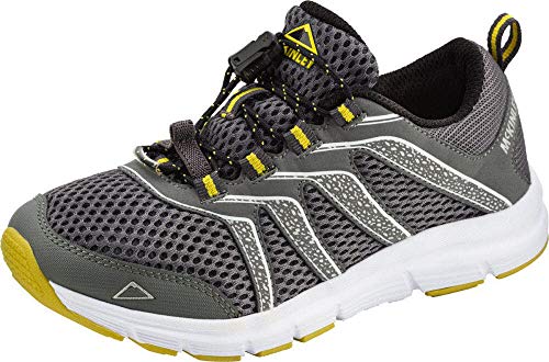 McKINLEY Unisex-Kinder Multifunktionsschuhe Amphibio Jr Trekking-& Wanderhalbschuhe, Grau (Anthracite/Yellow) von McKINLEY