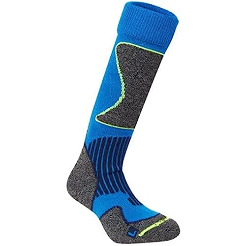 McKinley Unisex Kinder New Nils Socken, Blue Royal/Green LIM, 27-30 von McKinley