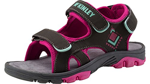 McKINLEY Unisex-Kinder Tarriko III Trekking-& Wanderhalbschuhe, Grau (Anthracite/Pink/Mint 911), 22 EU von McKINLEY