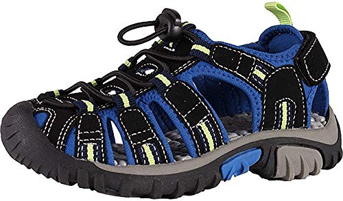 McKINLEY Unisex-Kinder Vapor II Jr. Trekking-& Wanderhalbschuhe, Schwarz (Black/Blue/Lime 914), 27 EU von McKINLEY