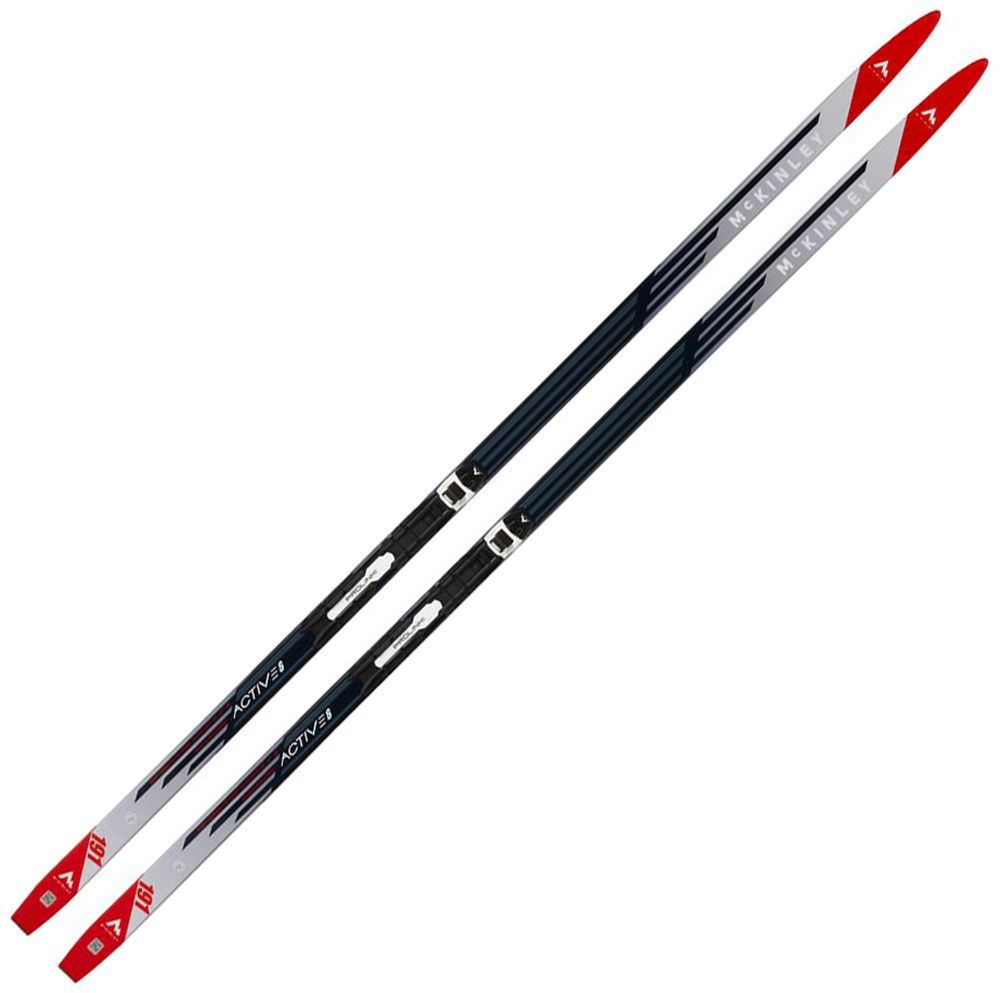 McKinley Active 8 Grip (inkl. Bindung) Langlaufski black/grey/red 177 cm von McKinley