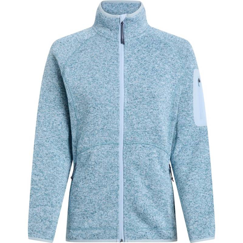 McKinley Damen Fleecejacke Skeena melange blue light 40 von McKinley