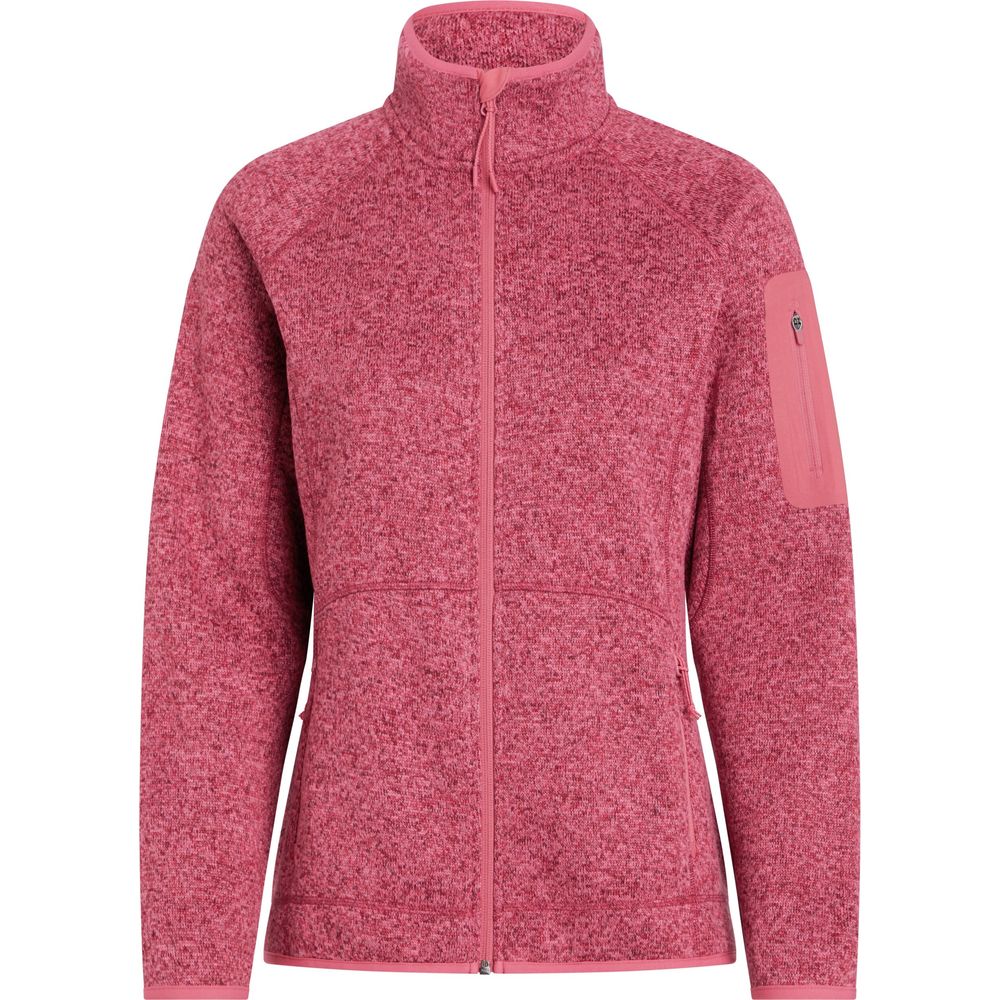 McKinley Damen Fleecejacke Skeena melange red 44 von McKinley