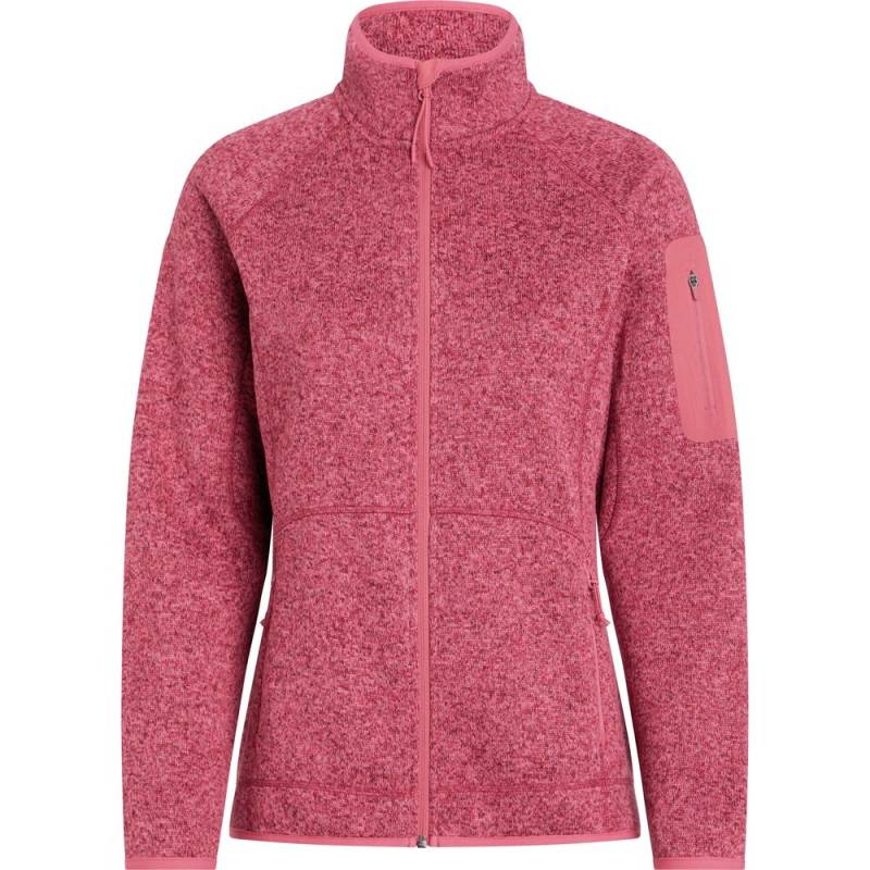 McKinley Damen Fleecejacke Skeena melange red 44 von McKinley