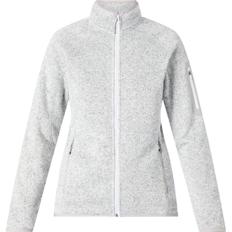 McKinley Damen Fleecejacke Skeena melange white 46 von McKinley