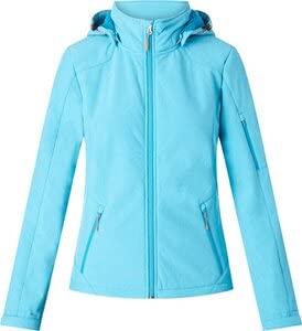 McKinley Damen Tura Ii Jacke, Melange/Blue Aqua, 36 von McKinley