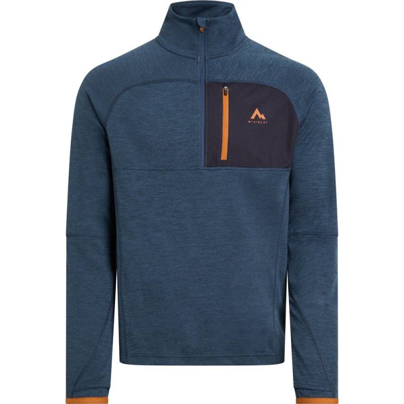 McKinley Herren Langarmshirt Tampo II melange navy XXL von McKinley