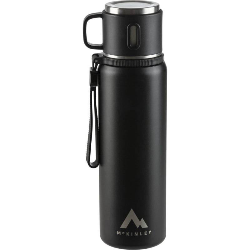 McKinley Isolierflasche 0,8l + Becher black von McKinley