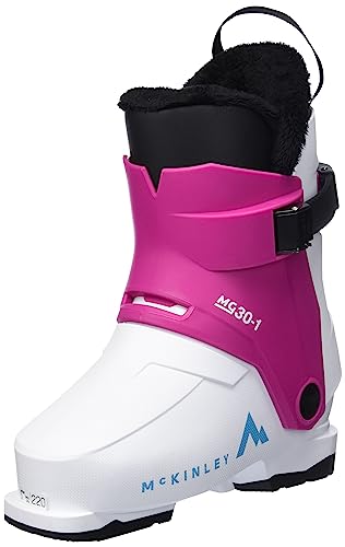 McKinley Jungen Unisex Kinder Mg30-1 Schneestiefel, White/Pink, 22 EU von McKinley