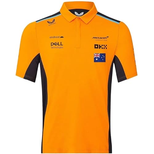 McLaren F1 Kids 2023 Lando Norris Drivers Polo, Papaya, 13-14 Jahre von McLaren