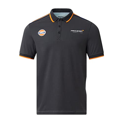 McLaren Formula One Team TM3410 Poloshirt, offizielle Special Edition, Phantom/Delicate Blue von McLaren