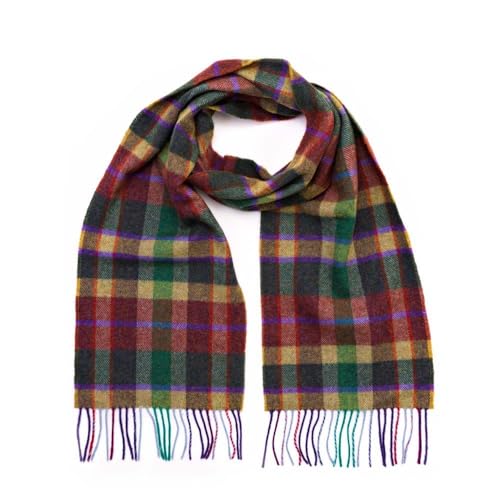 McLaughlin's Irish Shop Irischer Hanly-Webschal mehrfarbig mit Schachbrettmuster von McLaughlin's Irish Shop