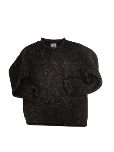 McLaughlin's Irish Shop Irischer Herrenpullover aus Tweedwolle mit kleinem Rollkragen (XL) von McLaughlin's Irish Shop