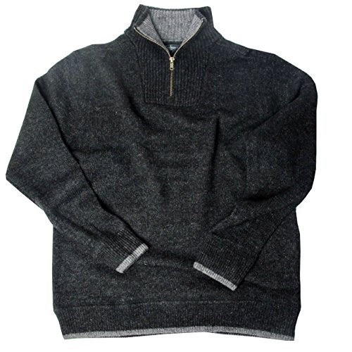 McLaughlin's Irish Shop Irischer Troyer Pullover aus Lammwolle Anthrazit (XXL) von McLaughlin's Irish Shop