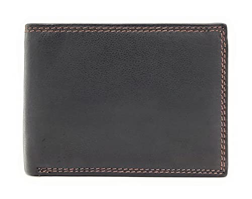 McLean echt Leder Geldbörse Portemonnaie Geldbeutel mit RFID NFC Schutz Rindleder schwarz Dunkelbraun McLean echt Leder Geldbörse Portemonnaie Geldbeutel mit RFID NFC Schutz Rindleder schwarz Dunkelbraun von McLean