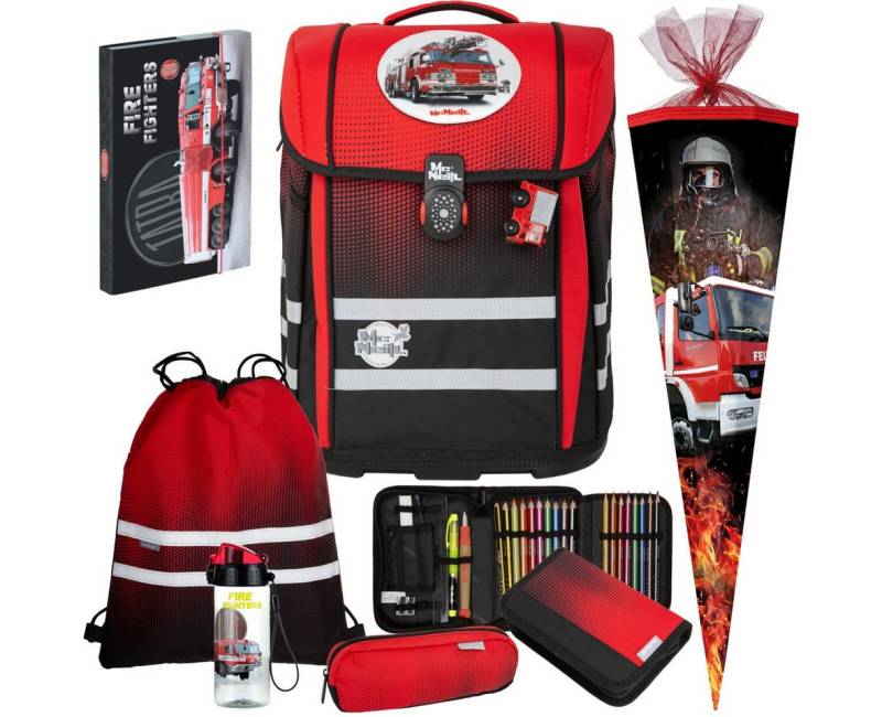 McNeill Schulranzen 1.Klasse Jungen Compacto in verschiedenen Sets (8-tlg) von McNeill