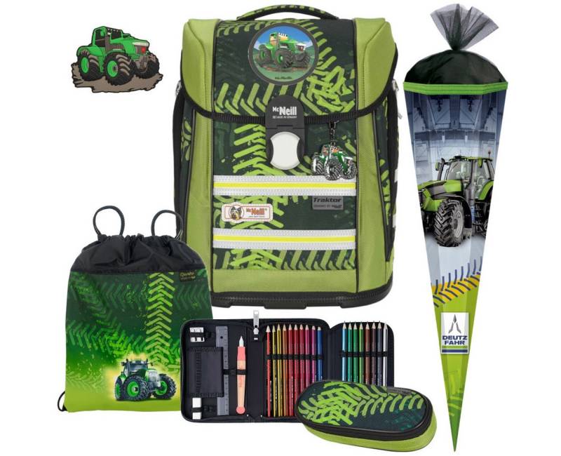 McNeill Schulranzen 1.Klasse Jungen Primero McLight (Set, 6-tlg) von McNeill