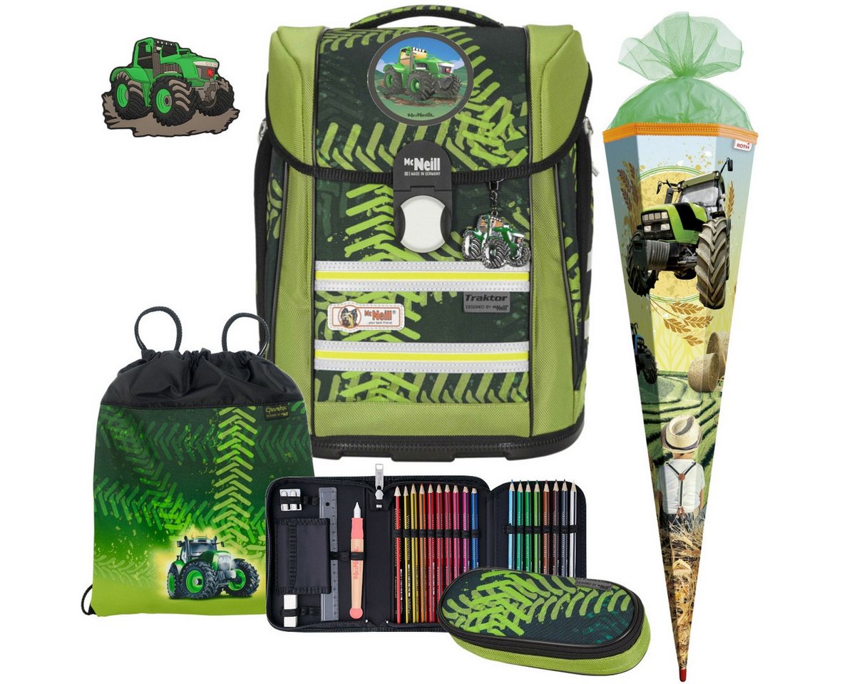 McNeill Schulranzen 1.Klasse Jungen Primero McLight (Set, 6-tlg) von McNeill