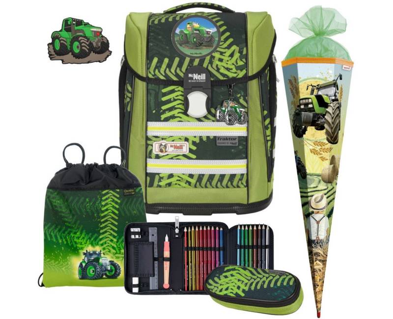 McNeill Schulranzen 1.Klasse Jungen Primero McLight (Set, 6-tlg) von McNeill