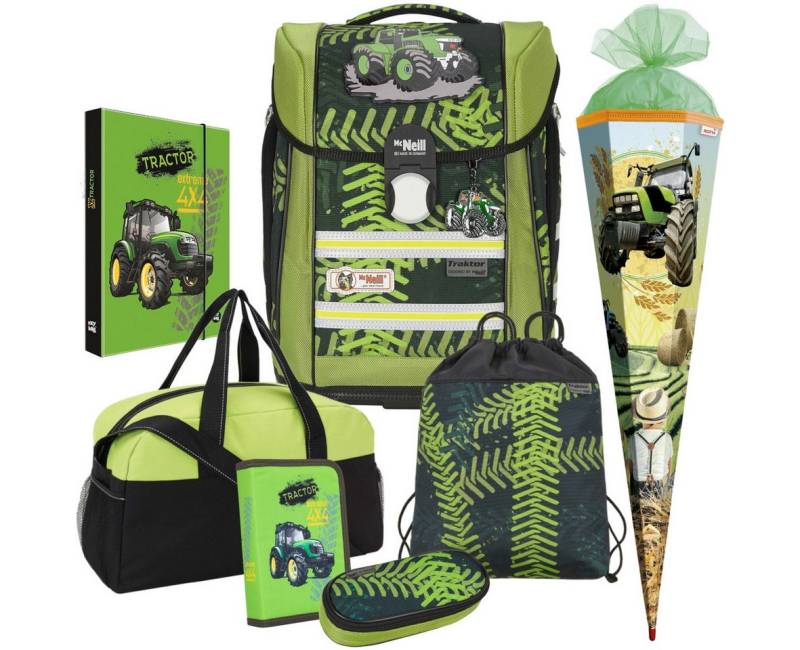 McNeill Schulranzen 1.Klasse Jungen Primero McLight (Set, 7-tlg) von McNeill